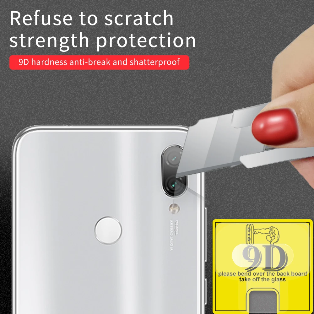 Защитная пленка для объектива камеры 9D Xiaomi Redmi Note 8 5 7 Pro K20 7A 6 6A 7S K20|Защитные стёкла