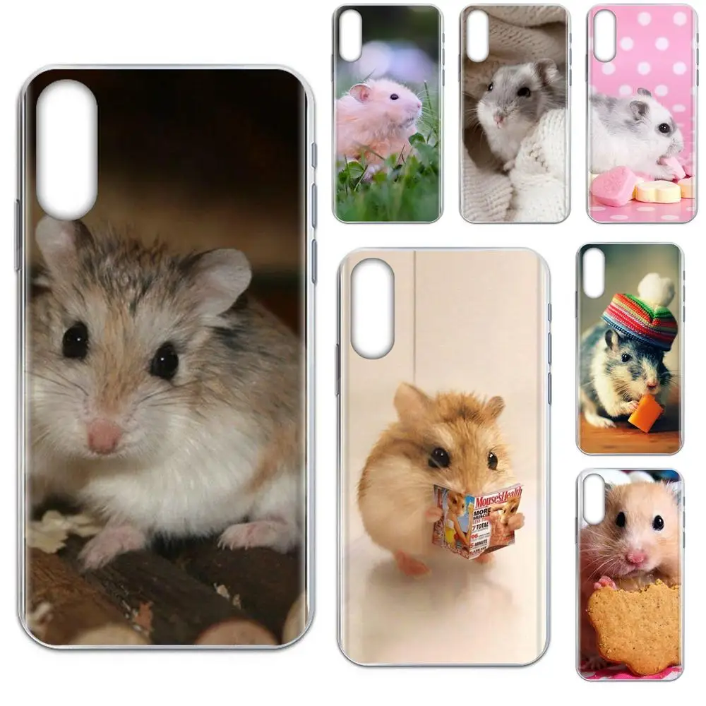 Защитные чехлы с мультяшным хомяка модные для iPhone 11 Pro 4 4S 5 5S SE 5C 6 6S 7 8 X XR XS Plus Max |