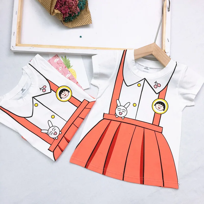 

Clothes for parents and children T -shirt printed