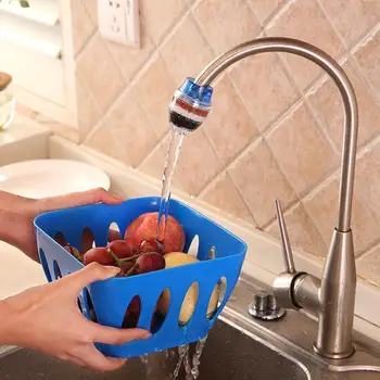 

MeterMall 1pc Coconut Carbon Home Kitchen Restaurant Purifier Filter Multi Tap Clean Water Cartridge Layers Faucet W0S3