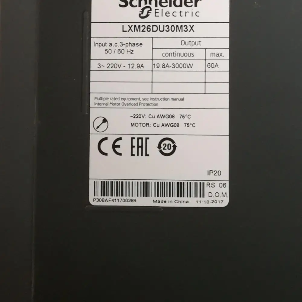 Lexium 26 AC-servo привод LXM26DU30M3X