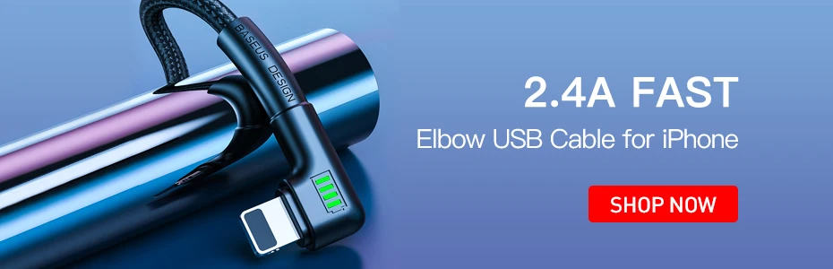 Baseus 2.4A USB кабель для iPhone 11 Pro Max XR кабель для быстрой зарядки светодиодный светильник USB кабель для зарядки для iPhone 8 7Plus кабель для синхронизации данных