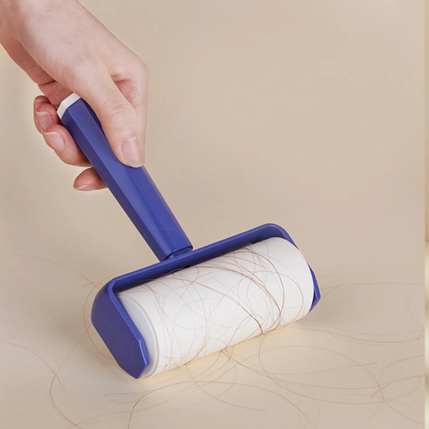 Rullo Per Pelucchi, Rullo Per Pelucchi Extra Appiccicoso Spazzola Per La Rimozione Dei Peli Di Animali Domestici Con Fogli Facili Da Strappare, 50 Fog