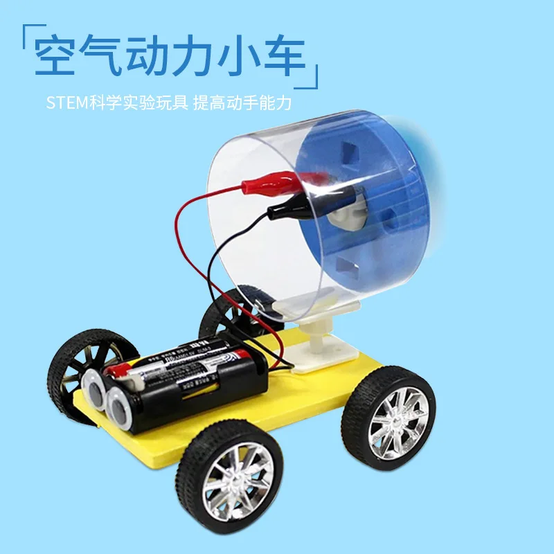 

Diy Air Power Car Model , Universal Wind Racing Puzzle Assembling , Scientific Experiment Toy , 140x105x120mm