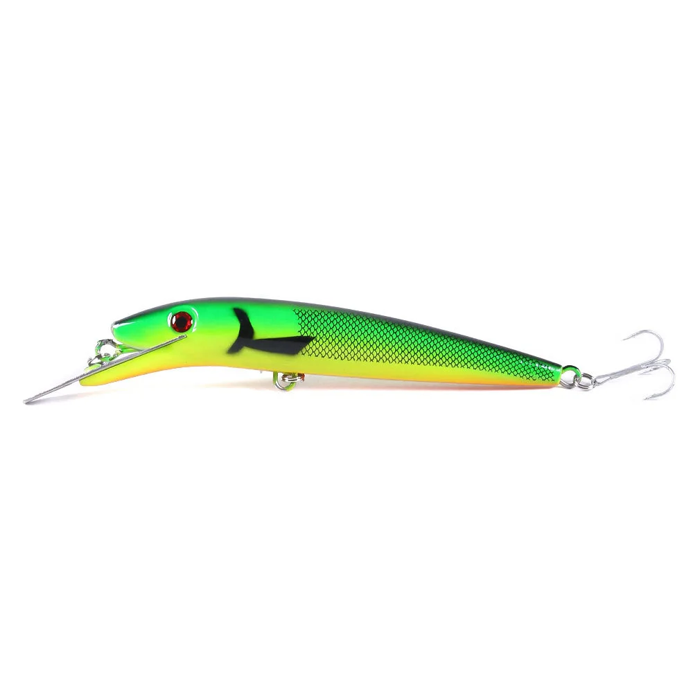 1Pc Long 19.7Cm 45G Wobbler Minnow Fishing Lure Big Crankbait Bandit 2 # Hook Sea Fish Bass Trolling Artificial Hard Baits Pesca