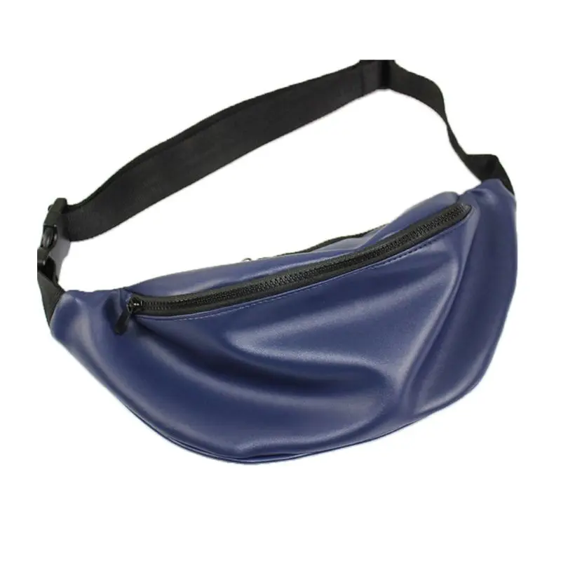 dark blue THINKTHENDO женская модная сумка на пояс из искусственной кожи поясная сумка для телефона сумка-кошелек для путешествий - Цвет: dark blue