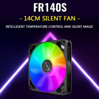 

JONSBO FR140S 14cm Computer Case Cooling Fan 5V 3 Pin ARGB 4 Pin PWM Gorgeous Quiet PC Chassis Cooler Radiator