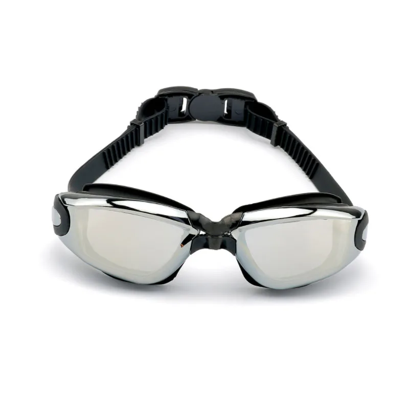 Perscription Swim Goggles Adult Children Myopia Silicone Caps Set Women Long Hair Diving Mask Men Swimming Glasses Equipment