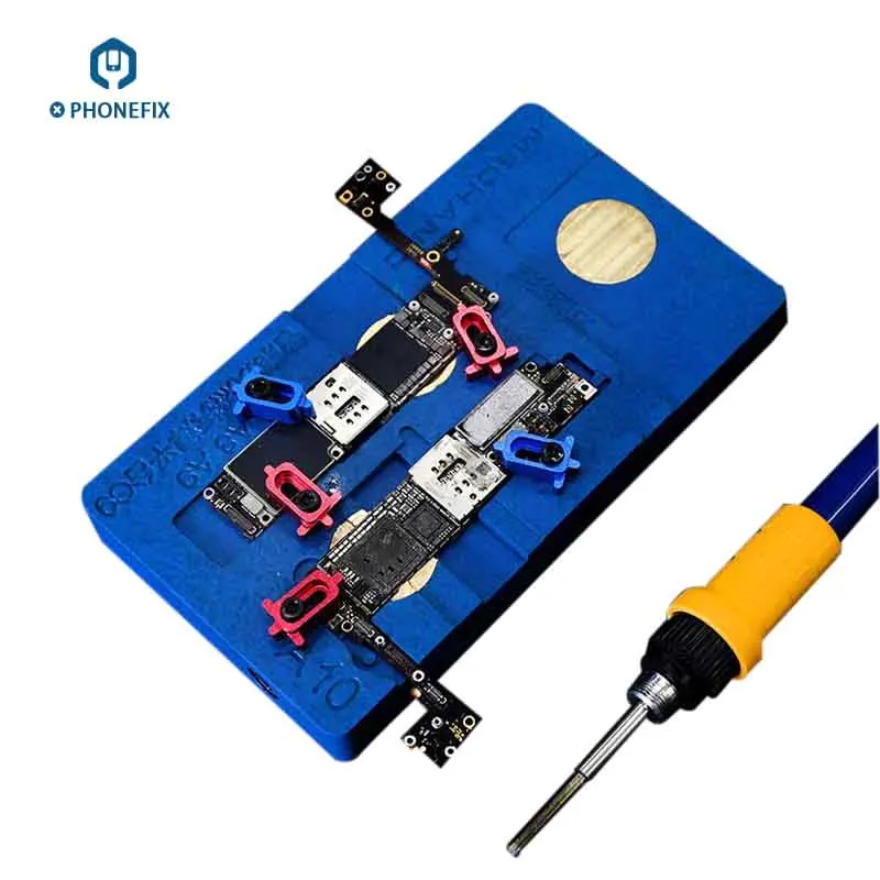 

PHONEFIX MECHANIC C9 A8 A9 A10 Welding Heating Platform for iPhone 6 7 8 X Motherboard CPU NAND Flash IC Chips Remove Fixture