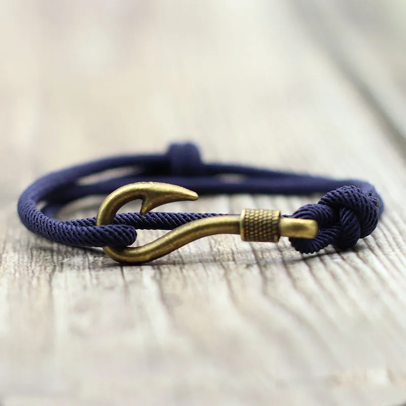 Wine Red Braided Leather Men Bracelet