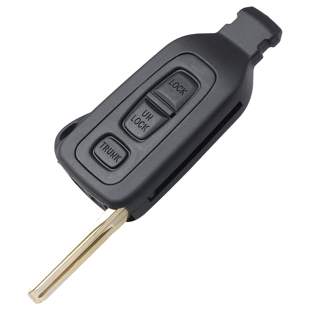 DIYKEY Smart Proximity Remote Car Key Shell Case Housing 3 Button for Lexus LS430 2002 2003 2004 2005 2006 Fob HYQ12BZE key case car key shell