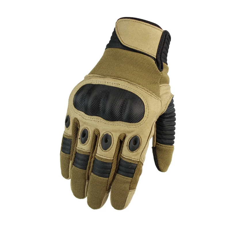 

Men's Sport Full Finger Gloves Touch Screen Tactical Gloves Military Airsoft Shooting Hunting Hard Knuckle Armed Mittens New