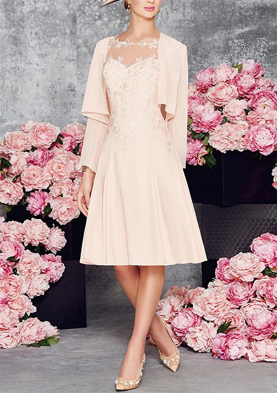 Light Pink Mother of the Bride Dress ...