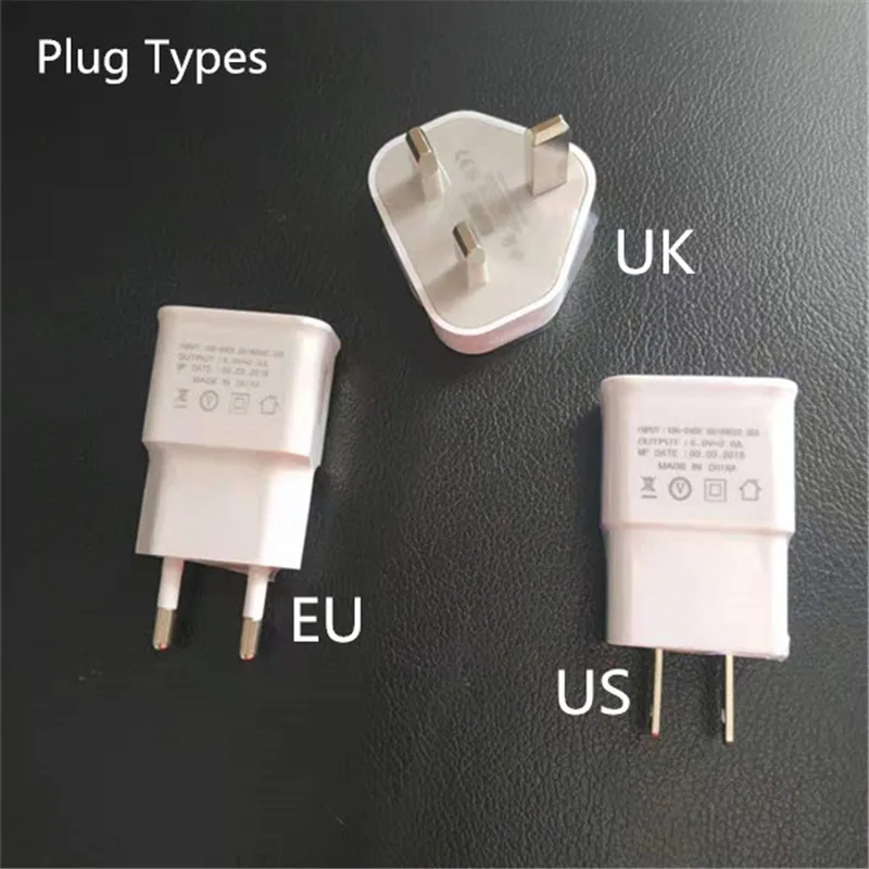 Plug types for mini thermal bluetooth printer US EU UK