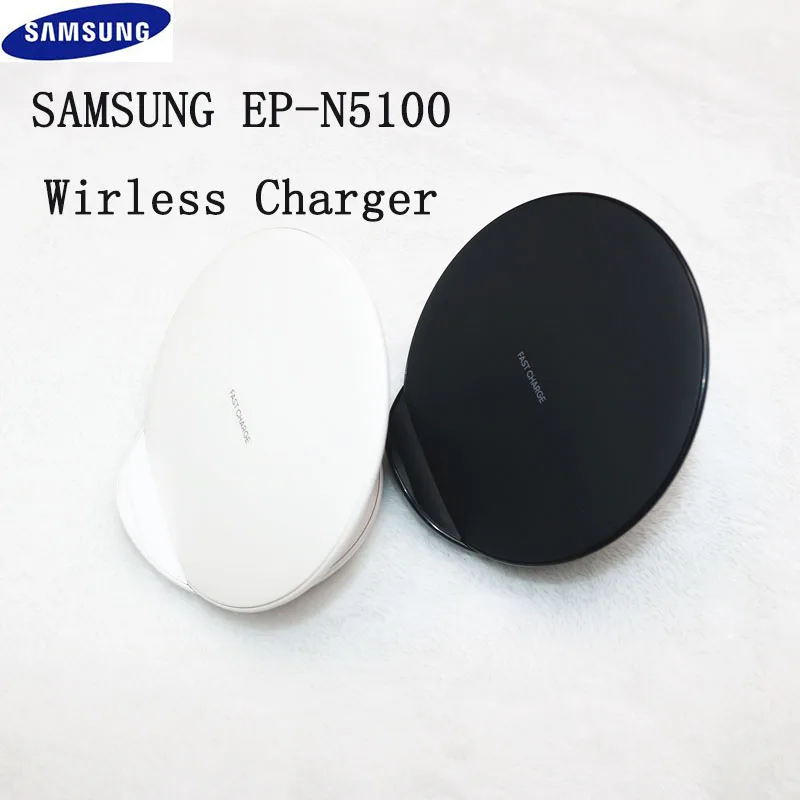 Оригинальное Быстрое беспроводное зарядное устройство samsung Qi Pad для Galaxy S10 S9 S8 Plus S7 Note10 iPhone 8 Plus X/для huawei mate 20pro EP-N5100