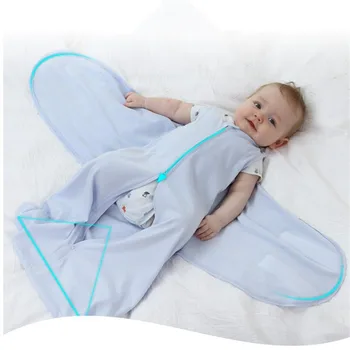 

Big Sale Newborn Baby Swaddling Blanket Soft Kids Sleeping Bag Swaddle Warp Envelope Cotton Warm Cartoon Sleepsack with Wings