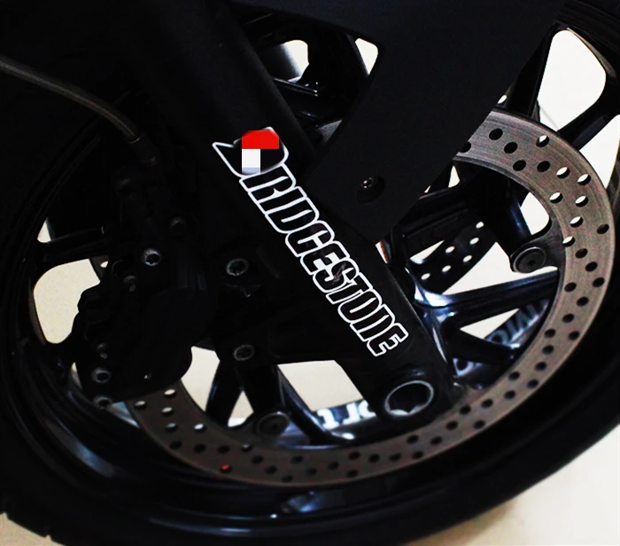 

2pcs/lot Motor Front Fox Sticker Decals Reflective Waterproof Racing Sticker for BRIDGESTONE