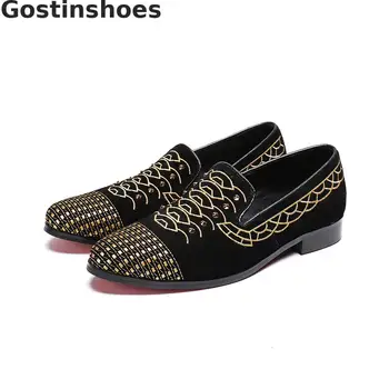 

Fashion Men Loafers Genuine Leather Cap Toe Slip-on Men Casual Shoes Daily Wear Leisure Shoes Men