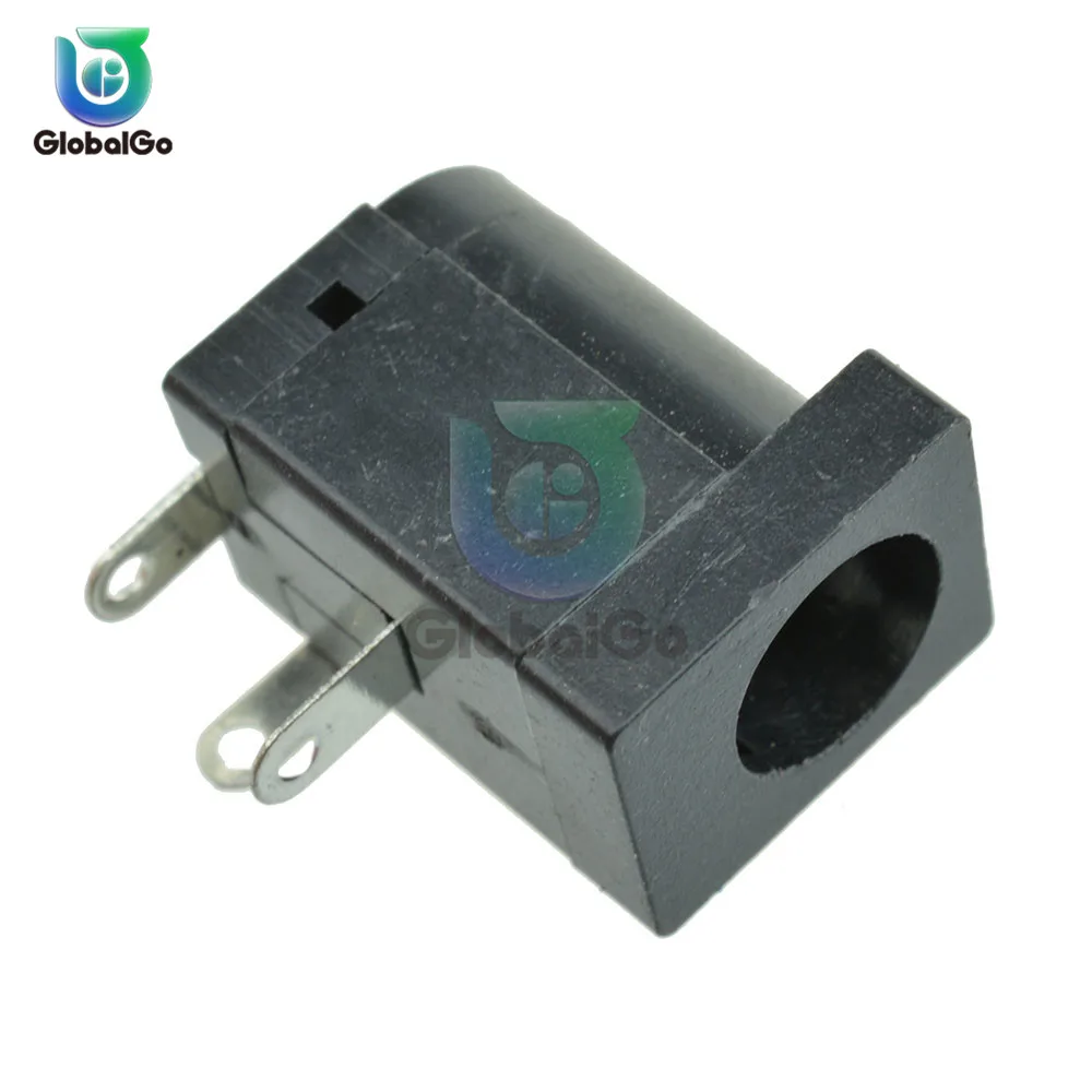 

10pcs/lot 5.5x2.1mm DC Power Jack Socket DC Connectors Supply Right Angle PCB Mount Terminal