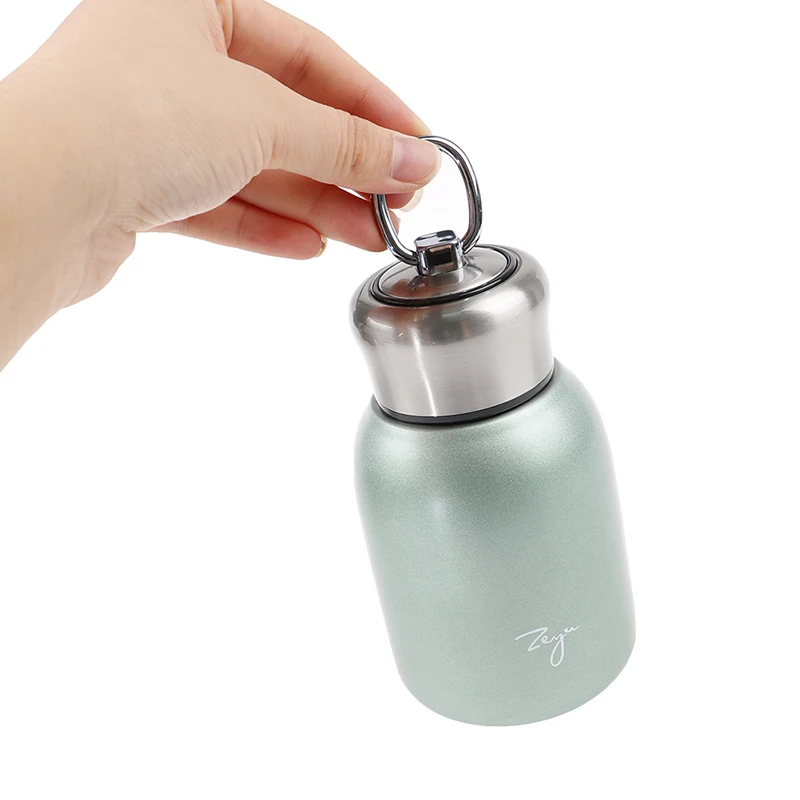 Water Bottle Thermal Mug Stainless Steel Thermos Bottle Thermal Water Bottle Stainless Steel Water Bottle Stainless Steel Cup Stainless Steel Thermos Cup Stainless Steel Thermal Container 300ml/150ml Mini Coffee Vacuum Flasks Lovely Thermos Portable Travel Water Bottle Cups Insulated Cup 1 PC Stainless Steel
