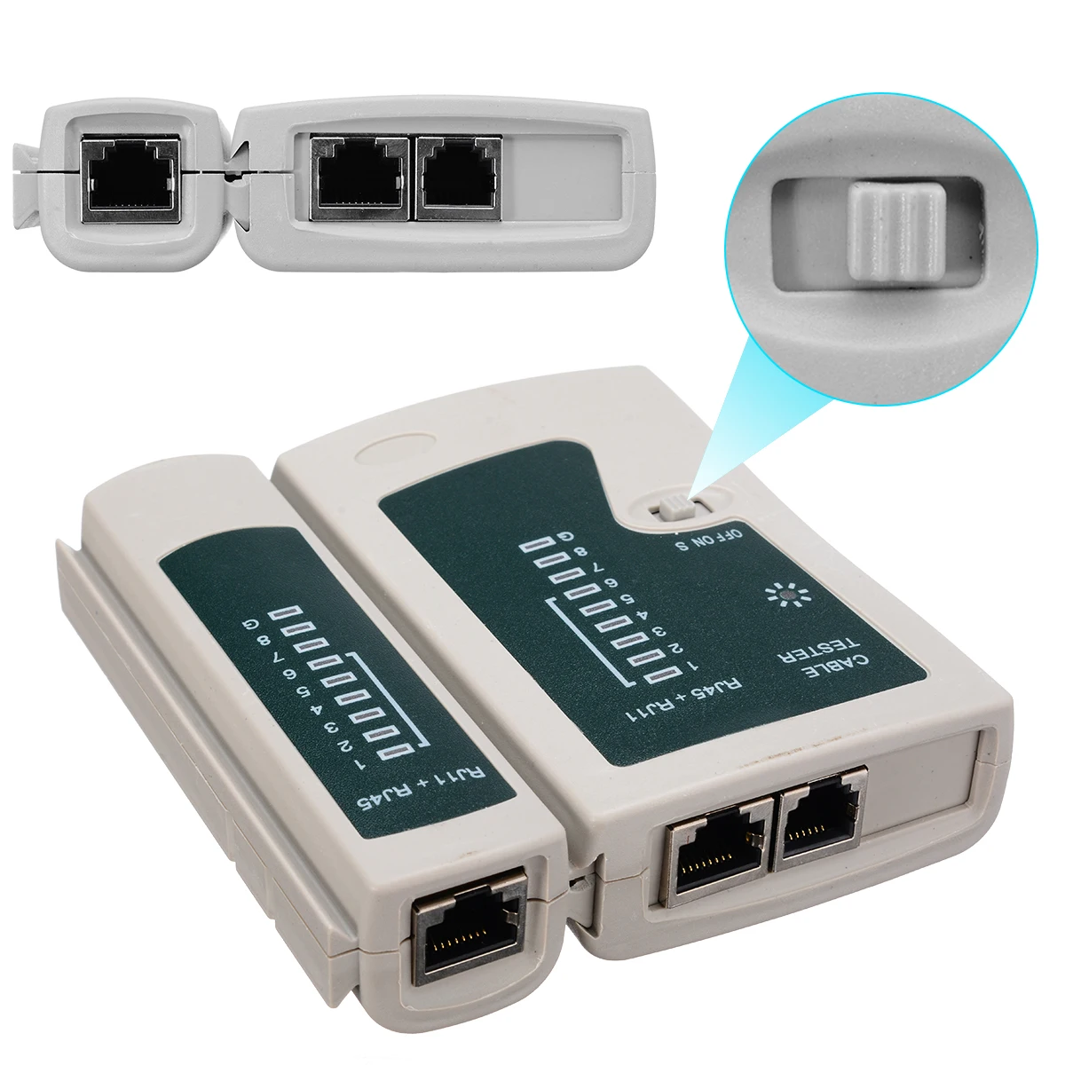 Профессиональный сетевой Кабельный тестер Lan rj45 rj11 без провода кабель Щипцы Обжимные Плоскогубцы ПК сети ручные инструменты