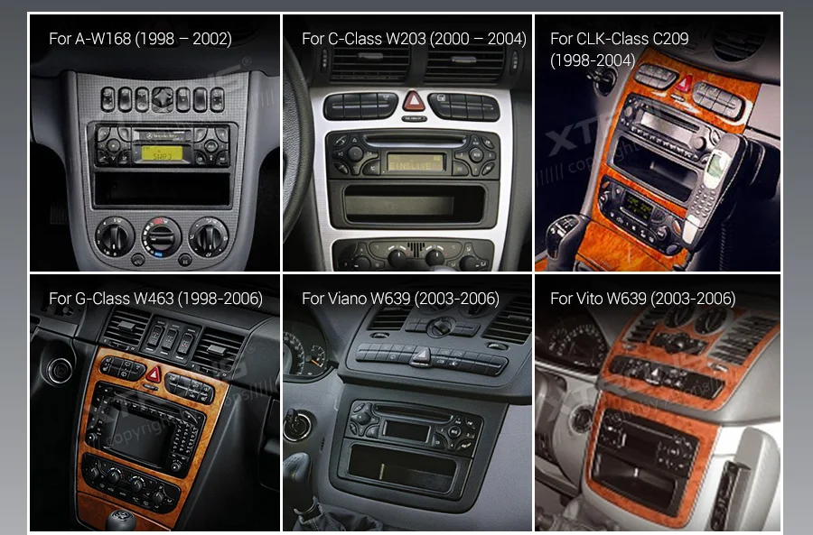 XTRONS " андроид 9,0 PX5 автомобильный DVD плеер радио gps OBD TPMS для Mercedes Benz A W168 W203 W209 W463 Viano Vito W639 2000 2001
