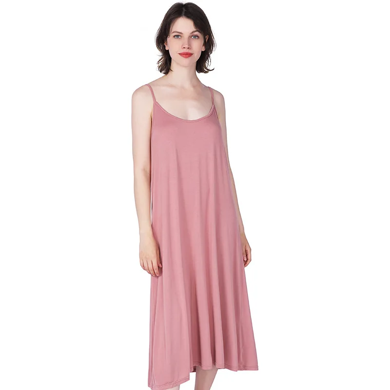 Women Nightgowns Summer Sleepwear Night Dresses 2XL-7XL Plus Size Sleeveless Loose Nightdress Fdfklak women nightgowns,women nightdresses,sleeping dress