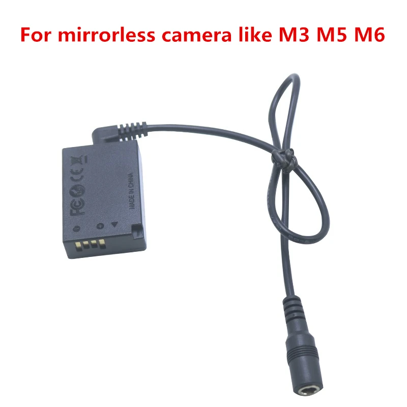 LP E17 батарейный блок DC соединитель для Canon EOS RP M3 M5 M6 Mark II 77D 800D 200D D750D D760 Замена DR E18