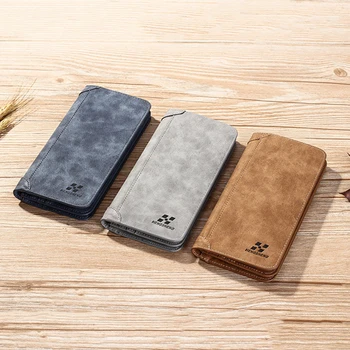 

Top Men's Long Money Wallet Multi Men Wallets Business Card Holder Coin Purse Men Handbag Clutch Bags Minimalism