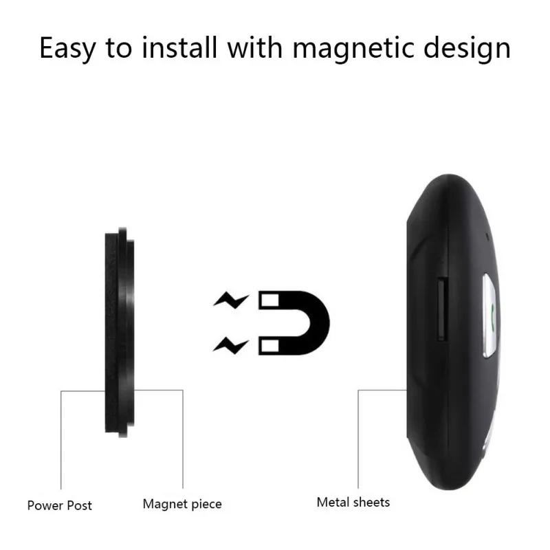 Bluetooth автомобильный комплект громкой связи компактный размер беспроводной аудио музыкальный адаптер Аксессуары