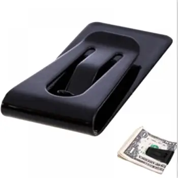 

Best Mini Mens Stainless Steel Silver Slim Pocket ID Card Cash Money Clip Holder
