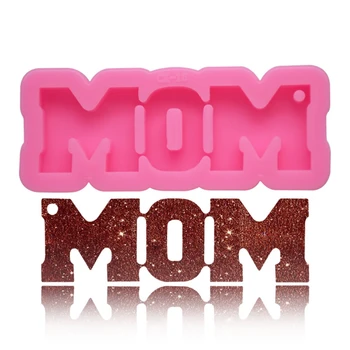 

Handmade Dolphin Butterfly MOM Keychain Pendant Resin Mold Jewelry Making Tools