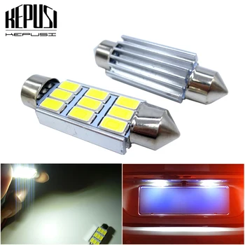 

2x C5W Festoon Led C10W Bulb Car Licence Plate Light Interior Reading Light 12V White Auto Lamp 31mm 36mm 39mm 41mm