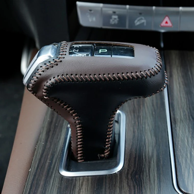 Высокое качество, Воловья кожа, верхний слой, автоматический рычаг переключения передач, крышка для Great Wall Haval H9 Hover H9