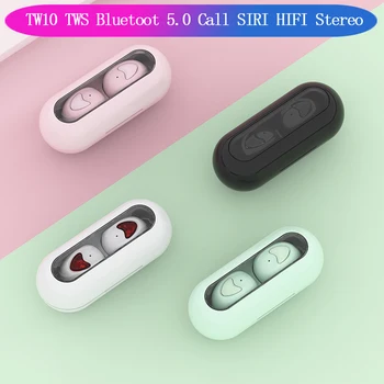 

TW10 Bluetooth 5.0 Earphones in-Ear True Wireless Earbuds Waterproof TWS Headset Button Control For Apple IOS Android