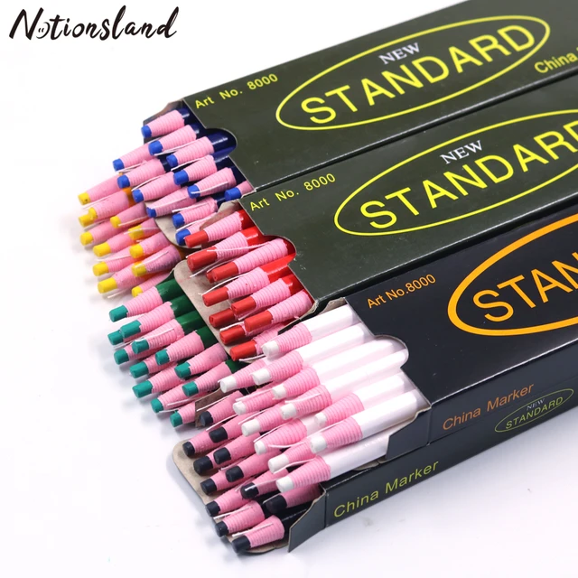 STANDARD 8000 Sewing Chalk/Crayon/Pastel Cut-free Sewing Marker Pen For  Tailor Clothes/Garment/Fabric Pencil/Chalk Sewing Tools - AliExpress