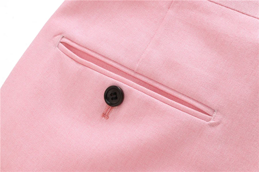 Plyesxale розовый костюм для мужчин Новая мода Slim Fit Мужские свадебные костюмы из трех частей вечерние сценические костюмы 5XL куртка+ брюки+ жилет Q711