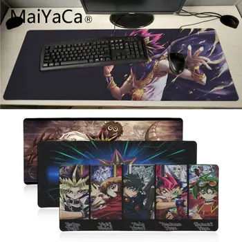 

MaiYaCa Yu-Gi-Oh! Beautiful Anime Mouse Mat Big Promotion Russia gaming mouse pad xl Keyboard Laptop PC notebook desk pad