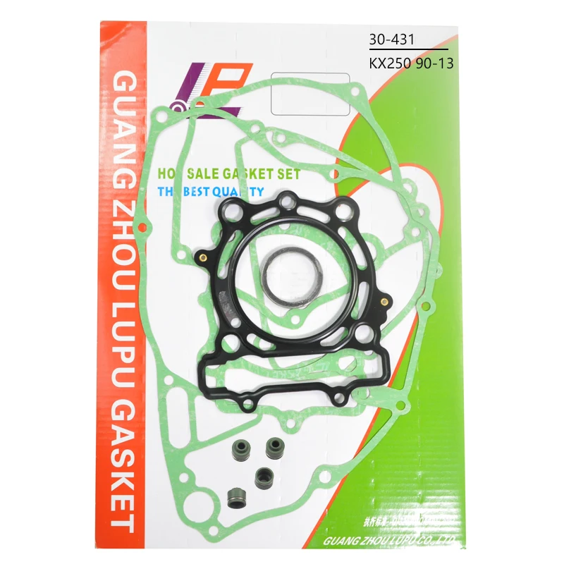 

For Kawasaki KX250F KX250 F 90-13 Motorcycle Engine Crankcase Covers Cylinder Gasket Kit Set