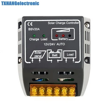 

20A 12V 24V Solar Panel Charge Controller solar panel Battery Regulator Safe Protection diy electronics