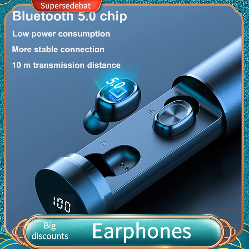 Беспроводные наушники с шумоподавлением Bluetooth-наушники игровые сенсорным