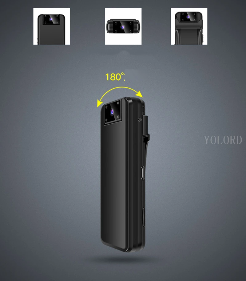18MP 1800mah большой аккумулятор 16hrs долгое время записи Wifi мини камера фото аудио 1080P ИК пульт дистанционного управления IP P2P рекордер портативная ручка