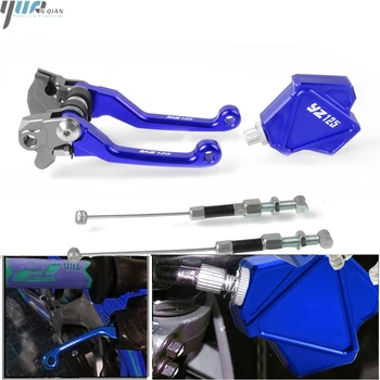 

For YAMAHA YZ125 YZ 125 1989-1995 1994 1993 1992 Motocross CNC Dirt Bike Pivot Brake Clutch Levers Easy Pull Clutch Lever System