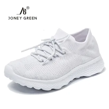 

New Fashion Socks Women Shoes Summer Breathable Soft Light Sneakers Women's Black Comfortable High Quality Big Size Shoes 35-41