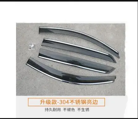

2015-2019 Special stainless steel bright edge decorative accessories for Ford Everest window and rain eyebrow