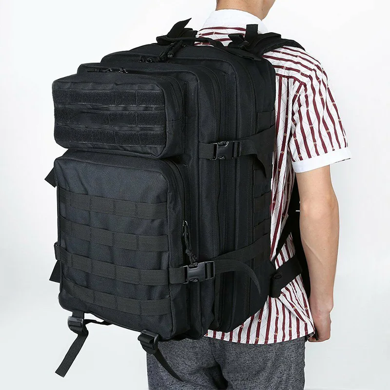

Hot Selling Backpack Rucksack 45L Large Capacity Zipper for Camping Travel Hiking Outdoor -B5
