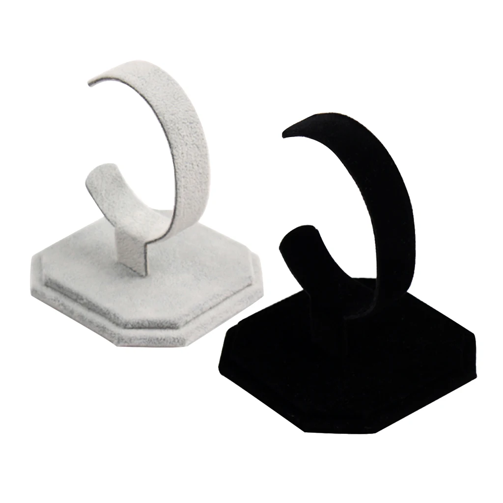 1pcs C Shape Watch Holder Bracelet Jewelry Showcase Display Watch Stand Bangle Organizer Display for Home Shop Organization Show