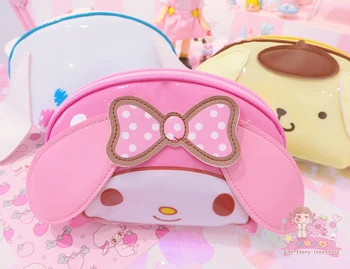 

IVYYE 1PCS Melody Pom Purin Anime Coin Purse Plush Cartoon Change Bags Coins Wallet Card Key Storage Birthday Gifts New