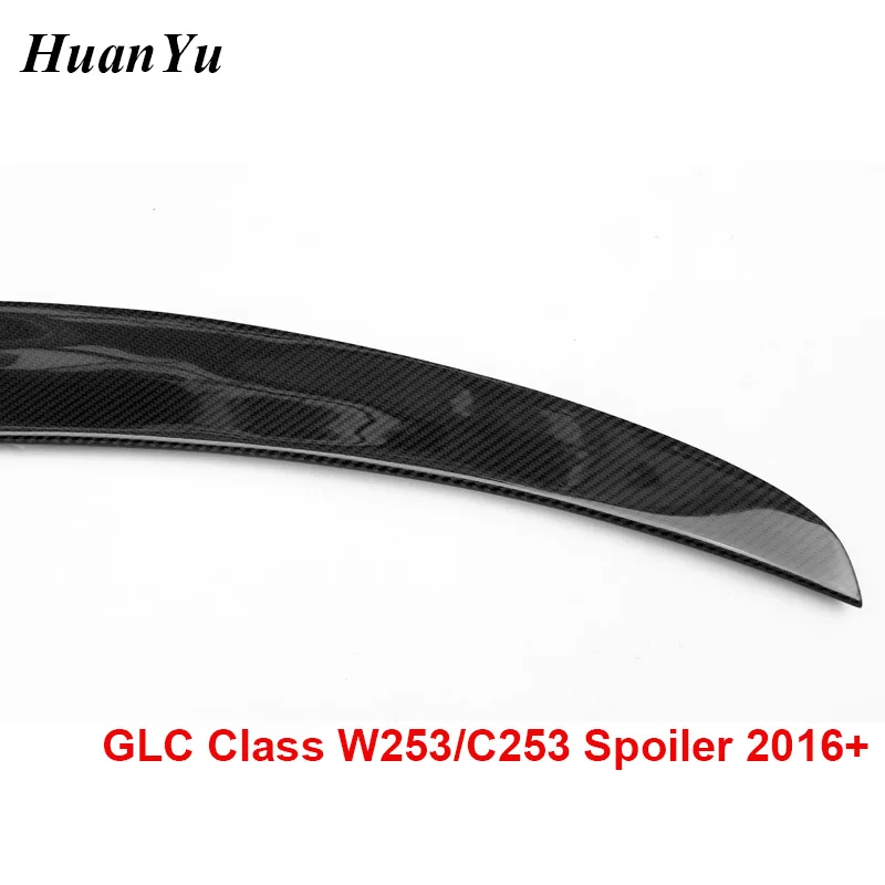 C253 5-Door Coupe Rear Trunk Spoiler for Merceders-benz GLC Class W253 Carbon Fiber Ducktail Lip Wings GLC200 GLC250