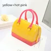 yellow hot pink